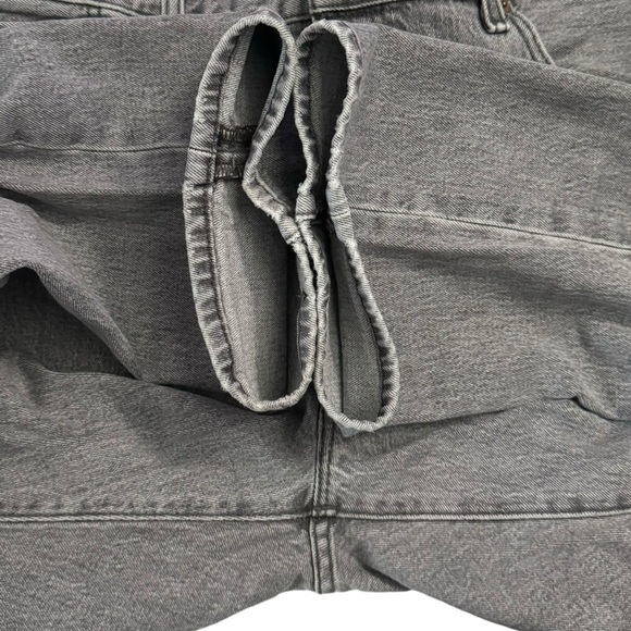 Levi's 501 Original Fit Grey Straight Leg Retro Rigid Denim Jeans Button Fly 36 - Picture 14 of 16